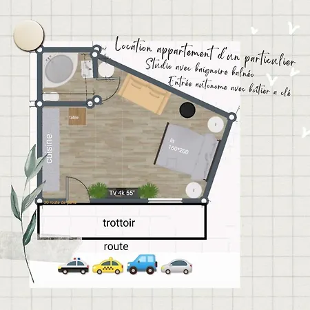 Le Monde D Avatar Avec Balneo Et Table De Massage Apartment L'Arbresle Exterior photo
